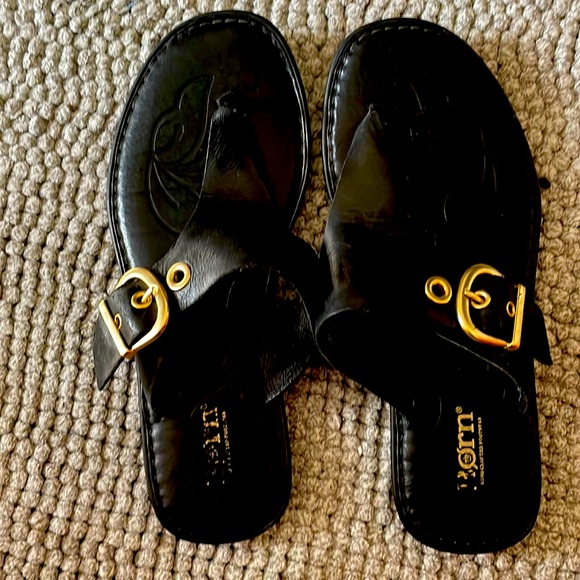 Black Born Sandals I very good condition - Picture 1 of 2